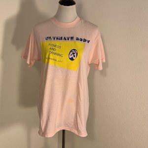 GUC Pink Cotton Ultimate Body Short Sleeve Tee Shirt - Size XL